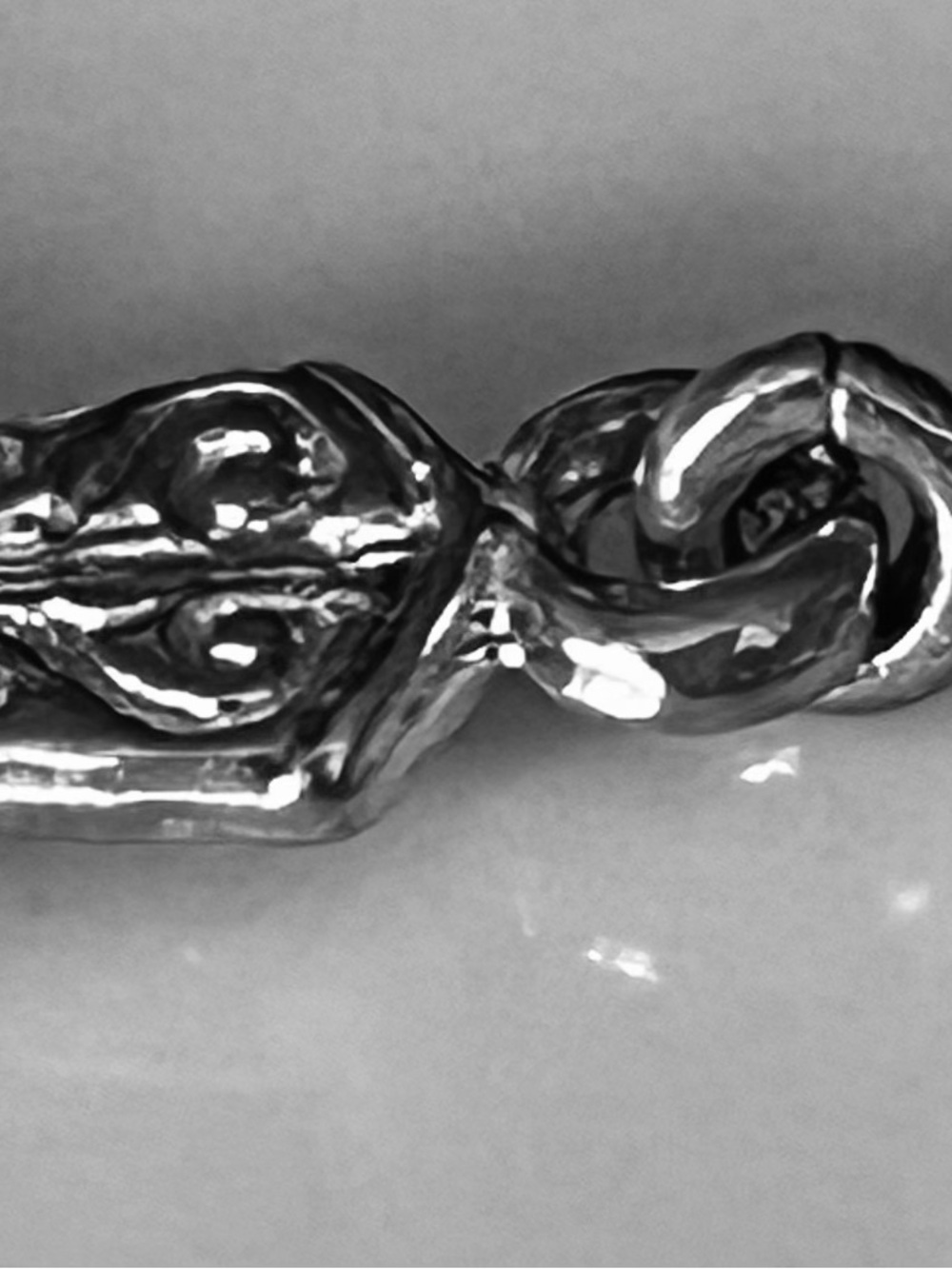Sterling Silver Cowboy Boot Pendant Necklace Charm - Picture 3 of 10
